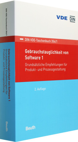 Gebrauchstauglichkeit von Software - Neuauflage DIN-VDE-Taschenbuch 354/1
